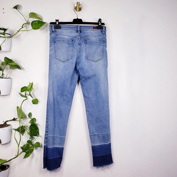 BLANKNYC Women's Light Blue Washed Madison Crop Ankle Skinny Jeans 27 High Rise - Picture 9 of 10